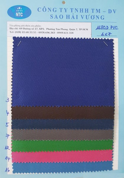 Vải PVC - Vải May Mặc Sao Hải Vương - Công Ty TNHH Thương Mại Dịch Vụ Sao Hải Vương