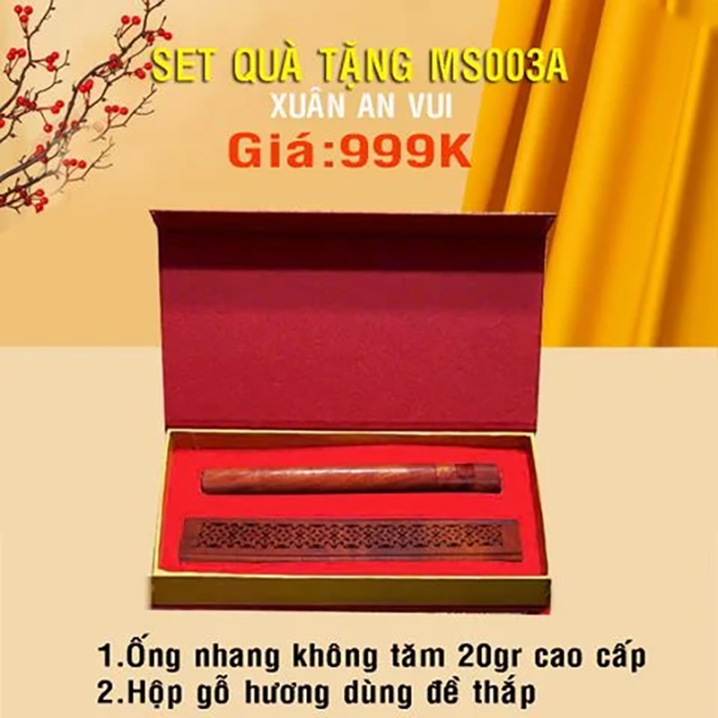 Combo Quà Tặng Tết Trầm Hương Xuân Hạnh Phúc Bình An