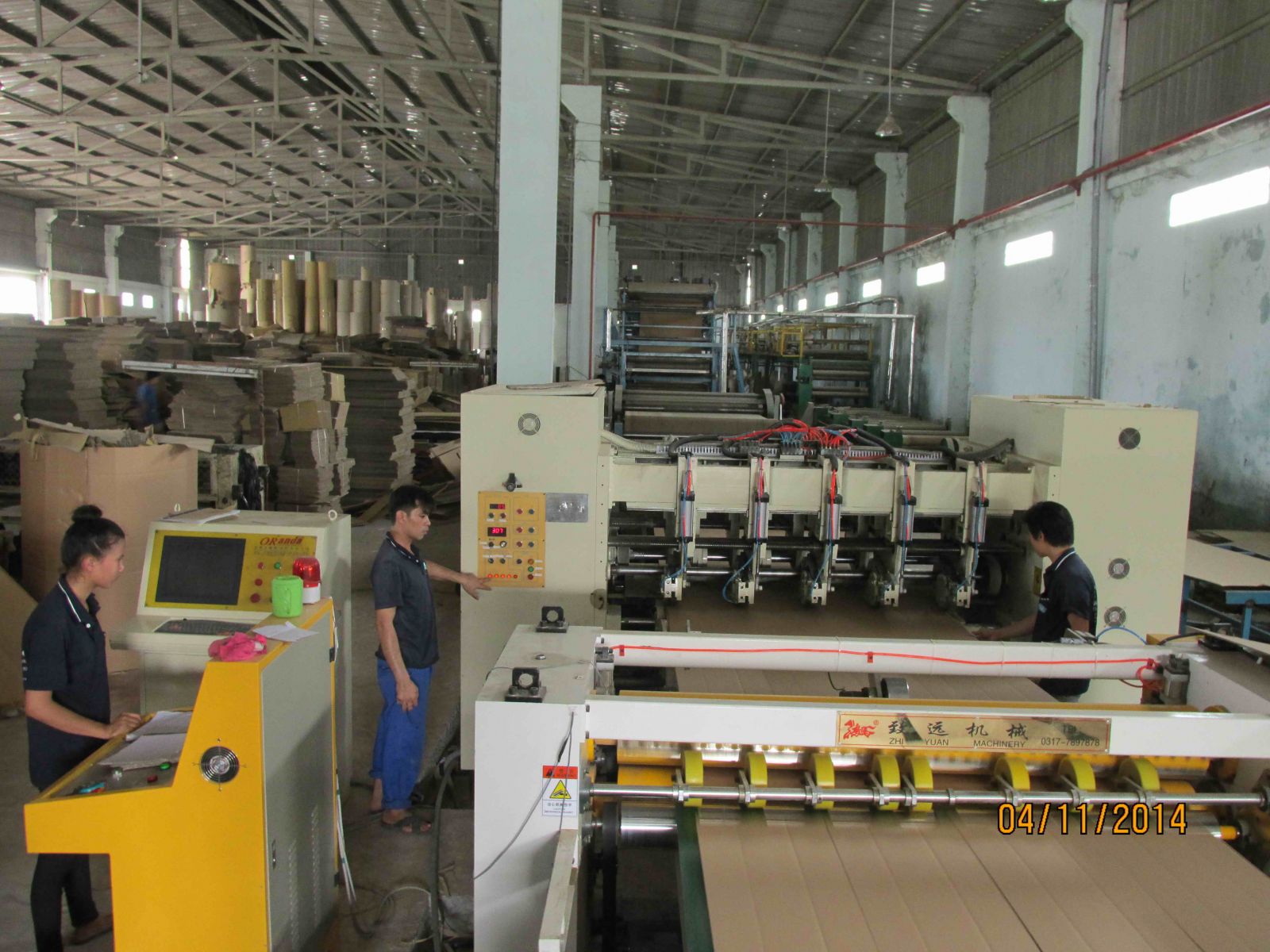 Máy móc sản xuất - Bao Bì Carton Khải Lợi - Công Ty TNHH Sản Xuất Thương Mại Khải Lợi