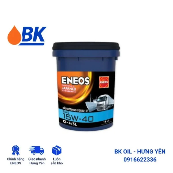 Dầu động cơ Diesel Eneos CI-4/SL 15W-40