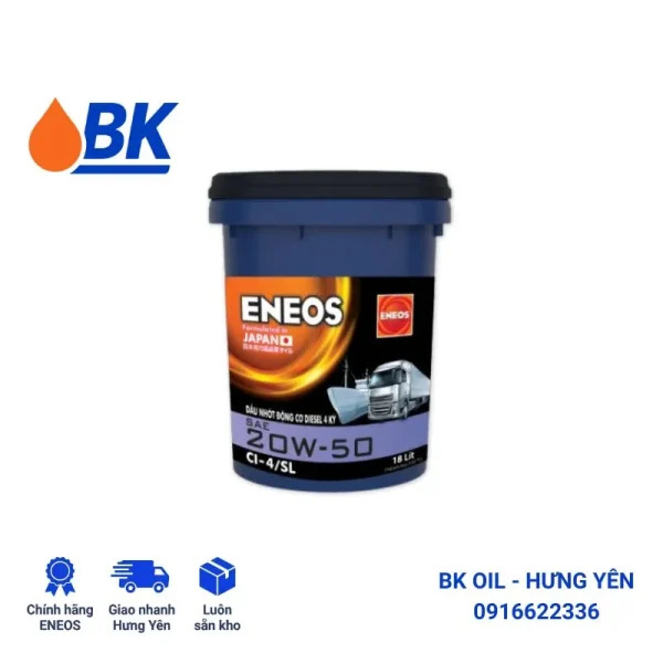 Dầu động cơ Eneos CI-4/SL 20W-50
