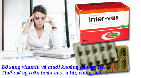 Thuốc INTER - VAS bổ sung vitamin, muối khoáng - Dược Phẩm Davinci - Công Ty Cổ Phần Dược Phẩm Davinci - Pháp