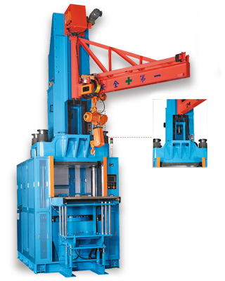 Four Column Type Top Plunger Transfer Molding Machine(With Crane System)