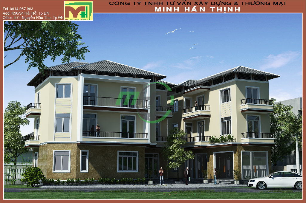 Thiết kế homestay - MHT Construction - Công Ty TNHH Tư Vấn Xây Dựng Và Thương Mại Minh Hân Thịnh