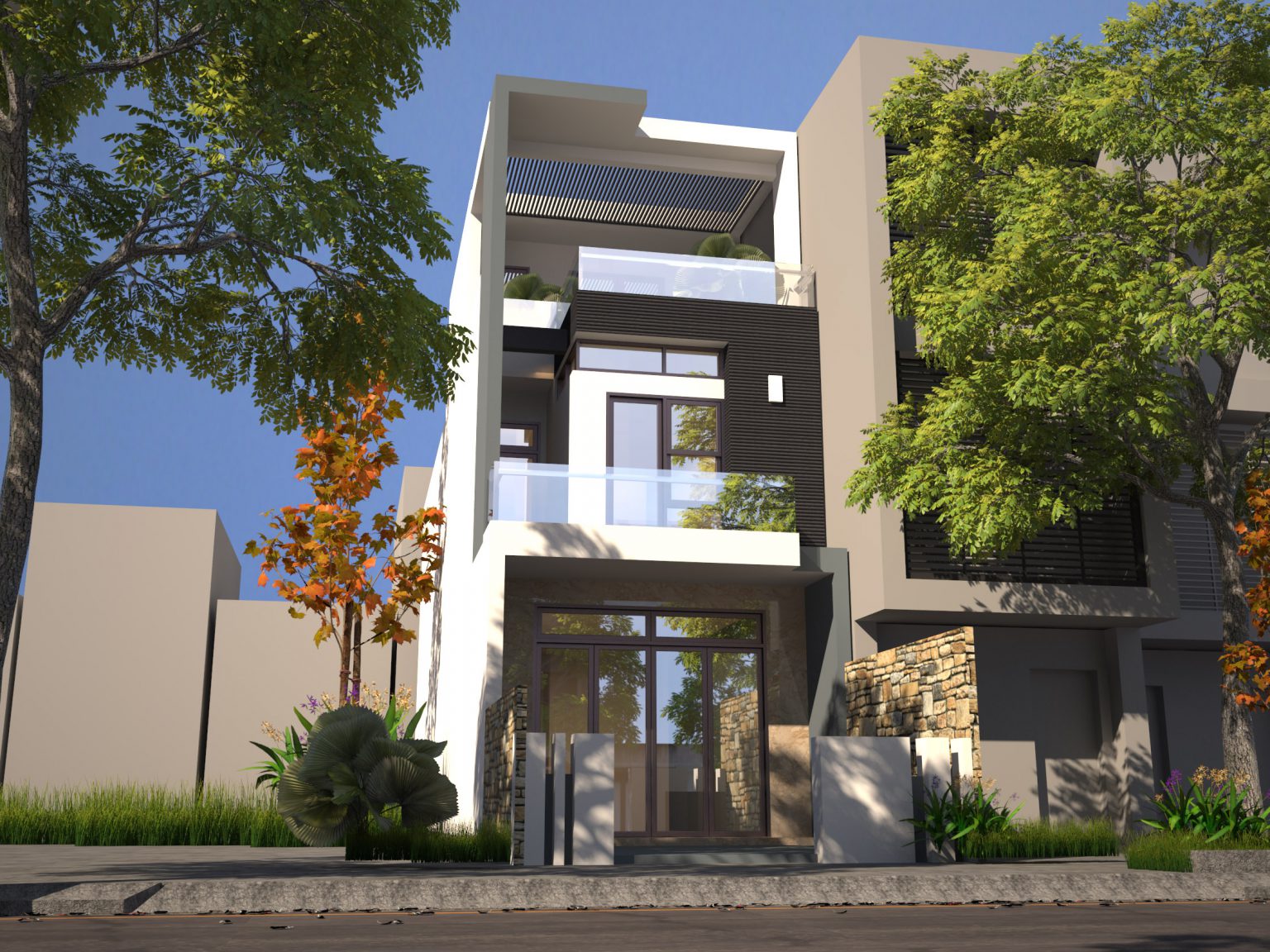 Thiết kế nhà ở gia đình - MHT Construction - Công Ty TNHH Tư Vấn Xây Dựng Và Thương Mại Minh Hân Thịnh