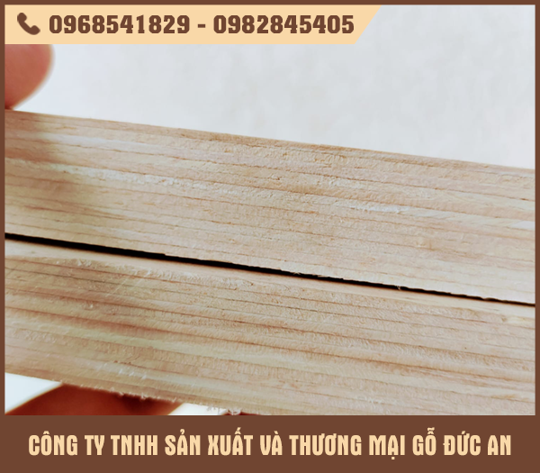 Ván xẻ thanh LVL - Ván ép Đức An - Công Ty TNHH Sản Xuất Và Thương Mại Gỗ Đức An