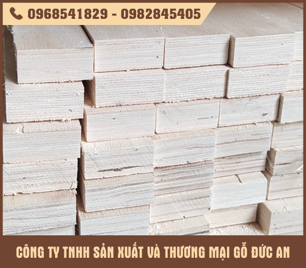 Ván xẻ thanh LVL - Ván ép Đức An - Công Ty TNHH Sản Xuất Và Thương Mại Gỗ Đức An