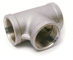 Tê ren inox