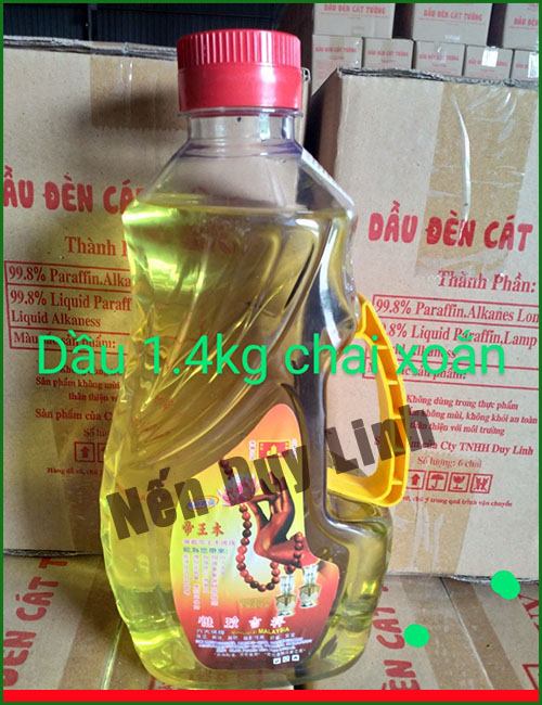 Dầu 1.4kg chai xoắn