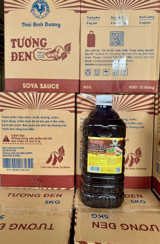 Tương đậu nành Thái Bình Dương 4.5kg - Gia Vị Trung Hưng Nguyên - Xưởng Chế Biến Thực Phẩm Trung Hưng Nguyên