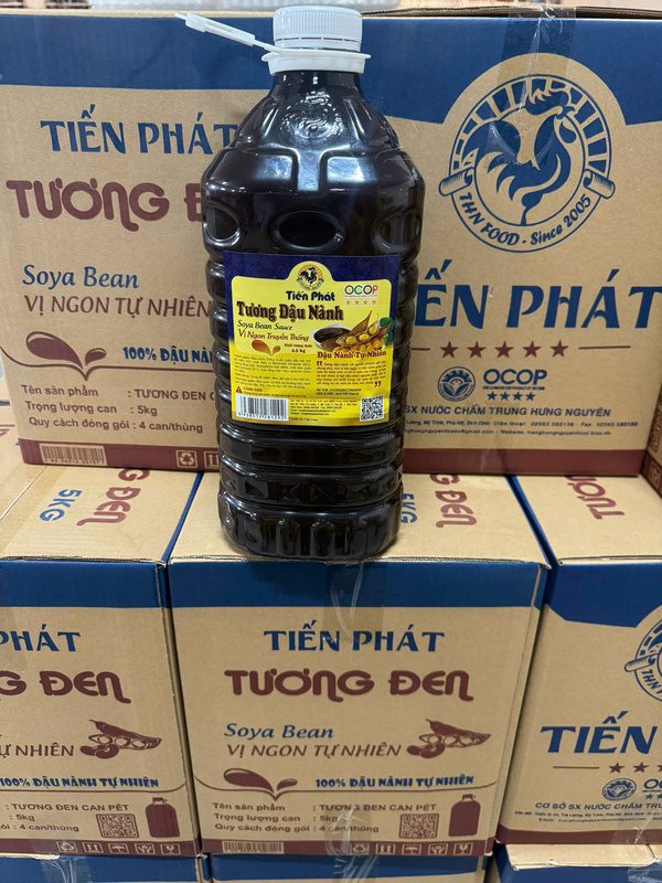 Tương đậu nành Tiến Phát 4.5kg - Gia Vị Trung Hưng Nguyên - Xưởng Chế Biến Thực Phẩm Trung Hưng Nguyên