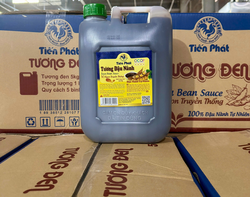 Tương đậu nành Tiến Phát 4.5kg - Gia Vị Trung Hưng Nguyên - Xưởng Chế Biến Thực Phẩm Trung Hưng Nguyên