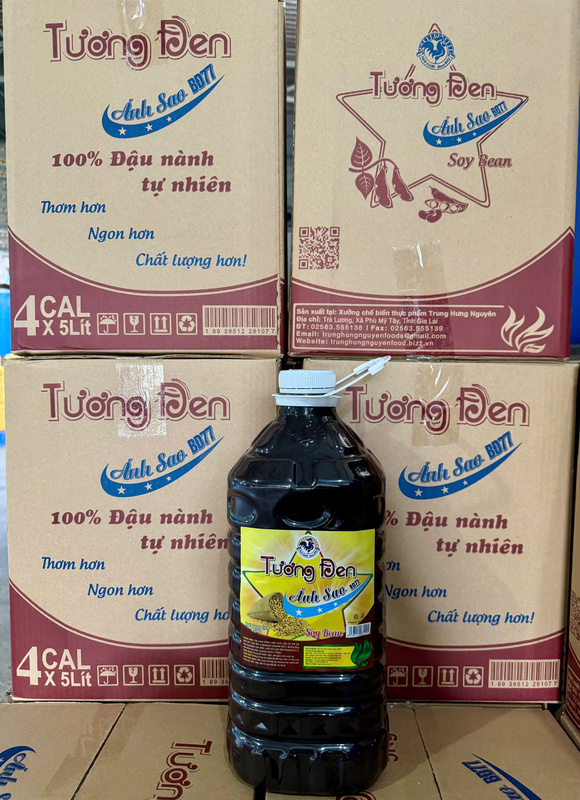 Tương đen Ánh Sao - Gia Vị Trung Hưng Nguyên - Xưởng Chế Biến Thực Phẩm Trung Hưng Nguyên