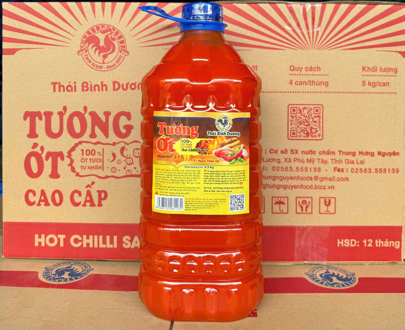 Tương ớt - Gia Vị Trung Hưng Nguyên - Xưởng Chế Biến Thực Phẩm Trung Hưng Nguyên