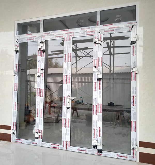 Cửa nhôm Xingfa màu trắng sứ