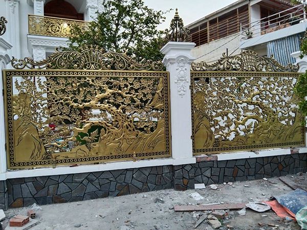 Hàng rào nhôm đúc biệt thự