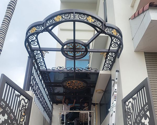 Mái kính sắt nghệ thuật