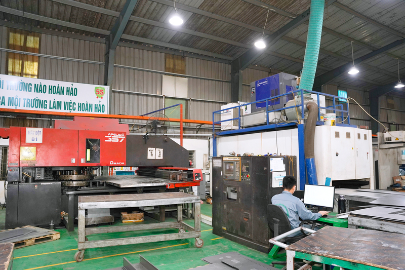 Hình ảnh nhà xưởng An Khánh - Tủ Bảng Điện An Khánh - Công Ty CP Cơ Khí Chính Xác An Khánh