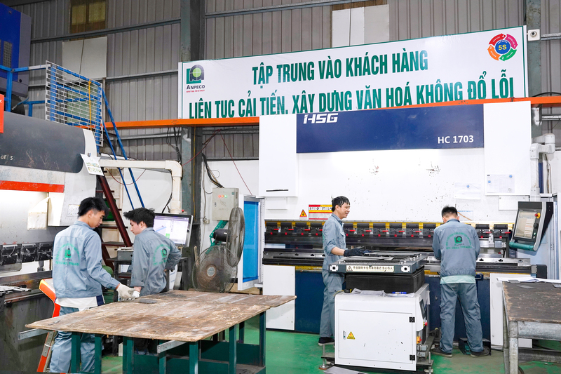 Hình ảnh nhà xưởng An Khánh - Tủ Bảng Điện An Khánh - Công Ty CP Cơ Khí Chính Xác An Khánh