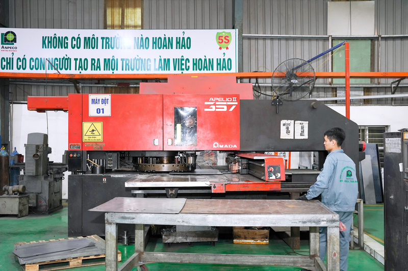 Hình ảnh nhà xưởng An Khánh - Tủ Bảng Điện An Khánh - Công Ty CP Cơ Khí Chính Xác An Khánh