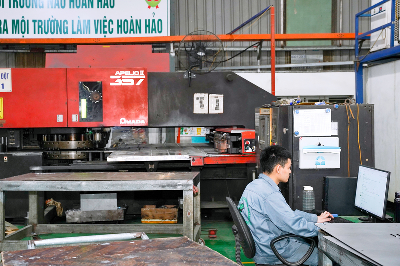 Hình ảnh nhà xưởng An Khánh - Tủ Bảng Điện An Khánh - Công Ty CP Cơ Khí Chính Xác An Khánh