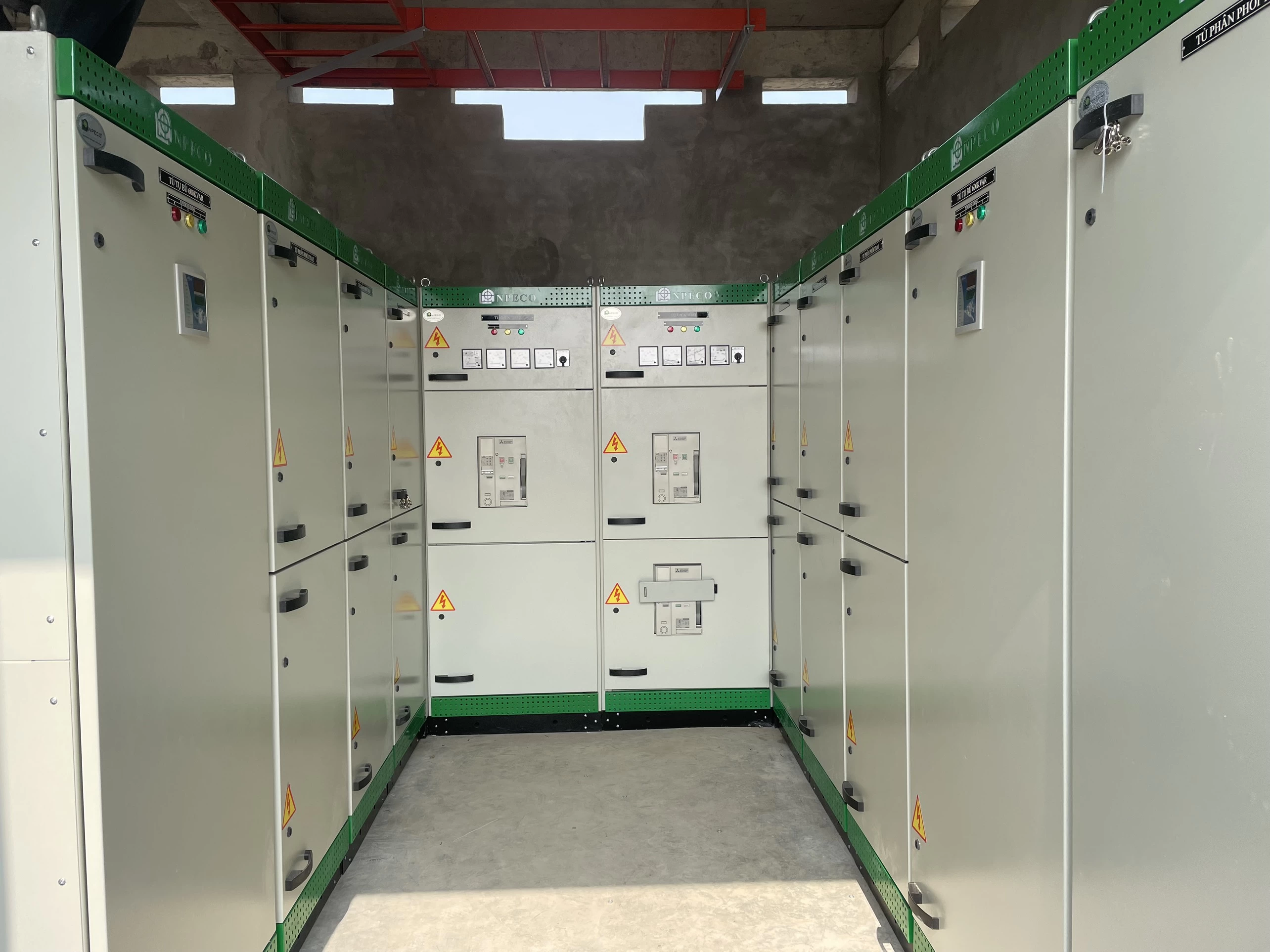 Lắp đặt hệ thống điện nhà máy Ngãi Cầu - KCN Bắc Ninh - Tủ Bảng Điện An Khánh - Công Ty CP Cơ Khí Chính Xác An Khánh