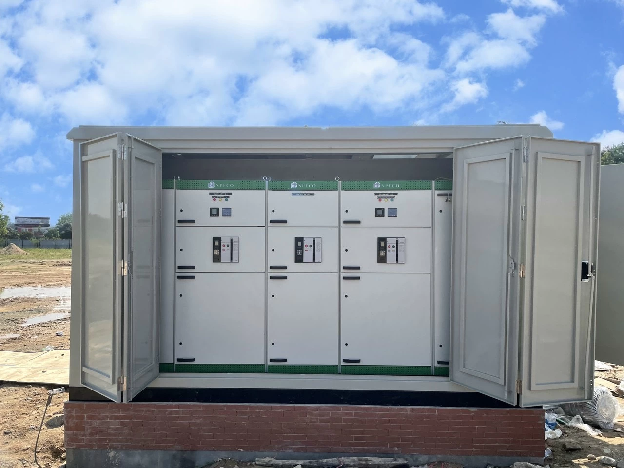 Khu nhà ở, dịch vụ thương mại thị trấn Đức Thọ, Hà Tĩnh - Tủ Bảng Điện An Khánh - Công Ty CP Cơ Khí Chính Xác An Khánh