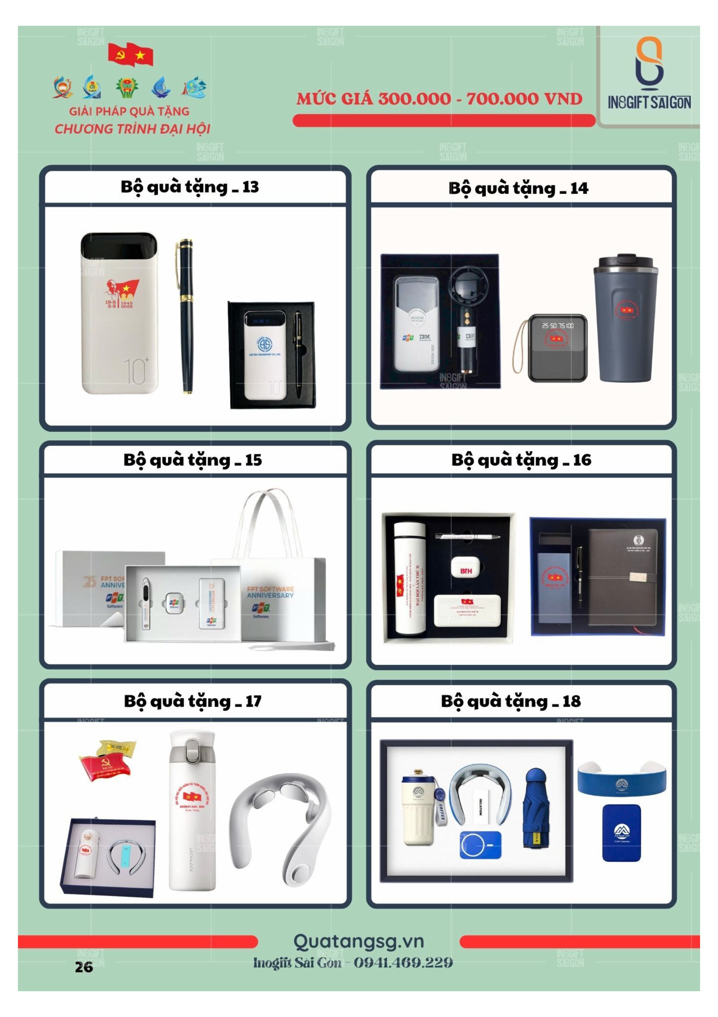 Quà tặng đại hội - INOGIFT Sài Gòn - Công Ty Cổ Phần Quà Tặng Sáng Tạo Sài Gòn