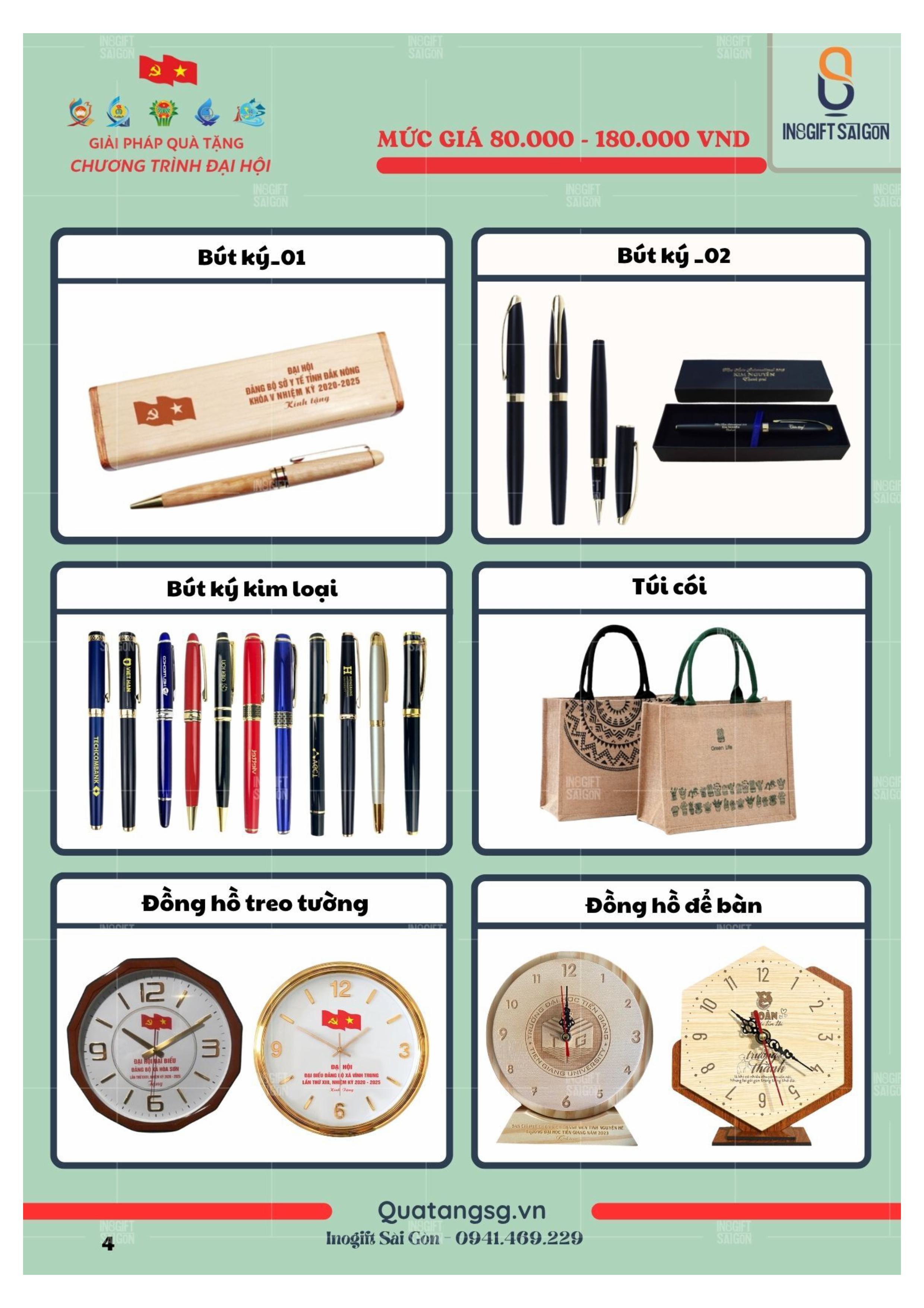 Quà tặng đại hội - INOGIFT Sài Gòn - Công Ty Cổ Phần Quà Tặng Sáng Tạo Sài Gòn