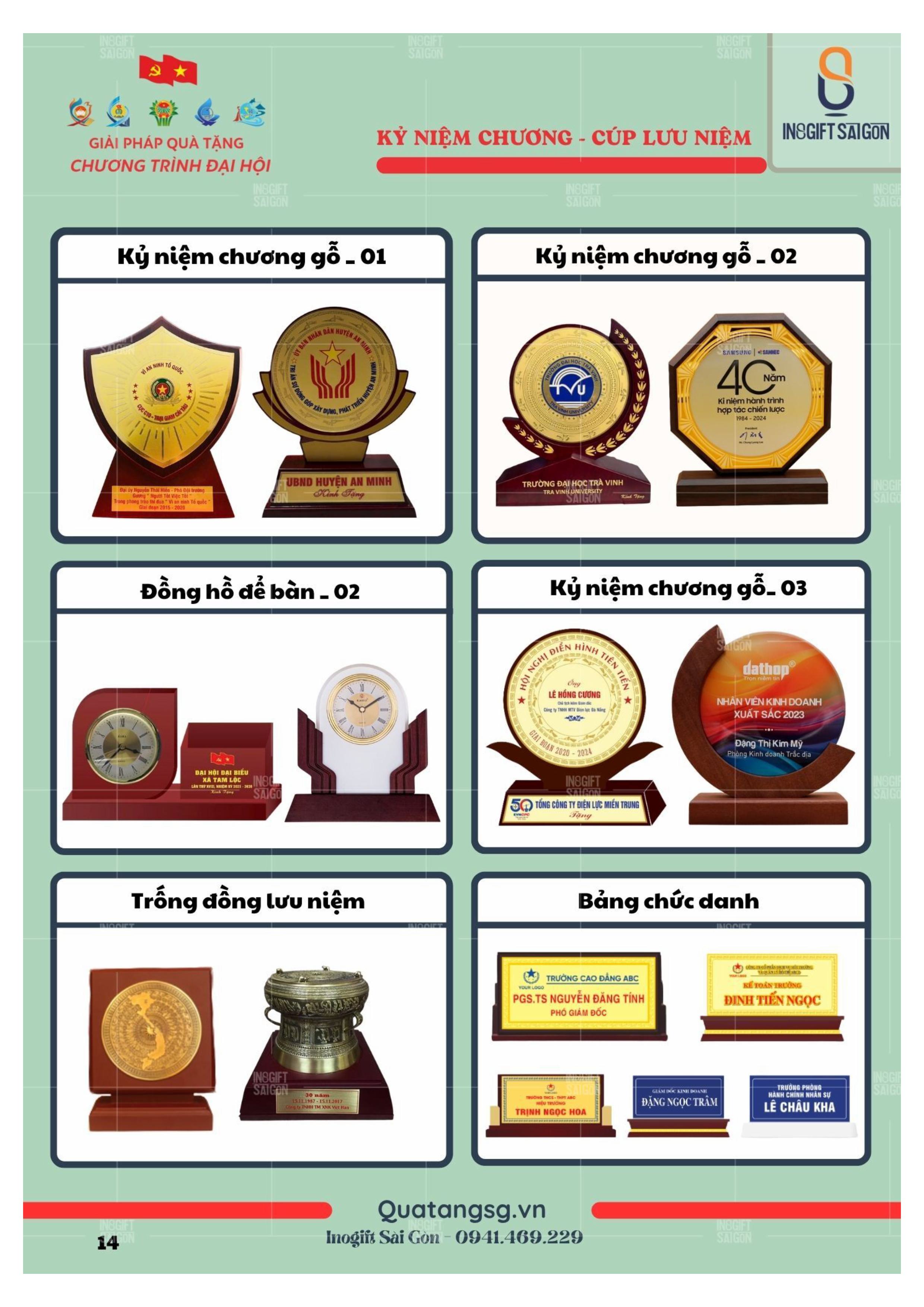 Quà tặng đại hội - INOGIFT Sài Gòn - Công Ty Cổ Phần Quà Tặng Sáng Tạo Sài Gòn