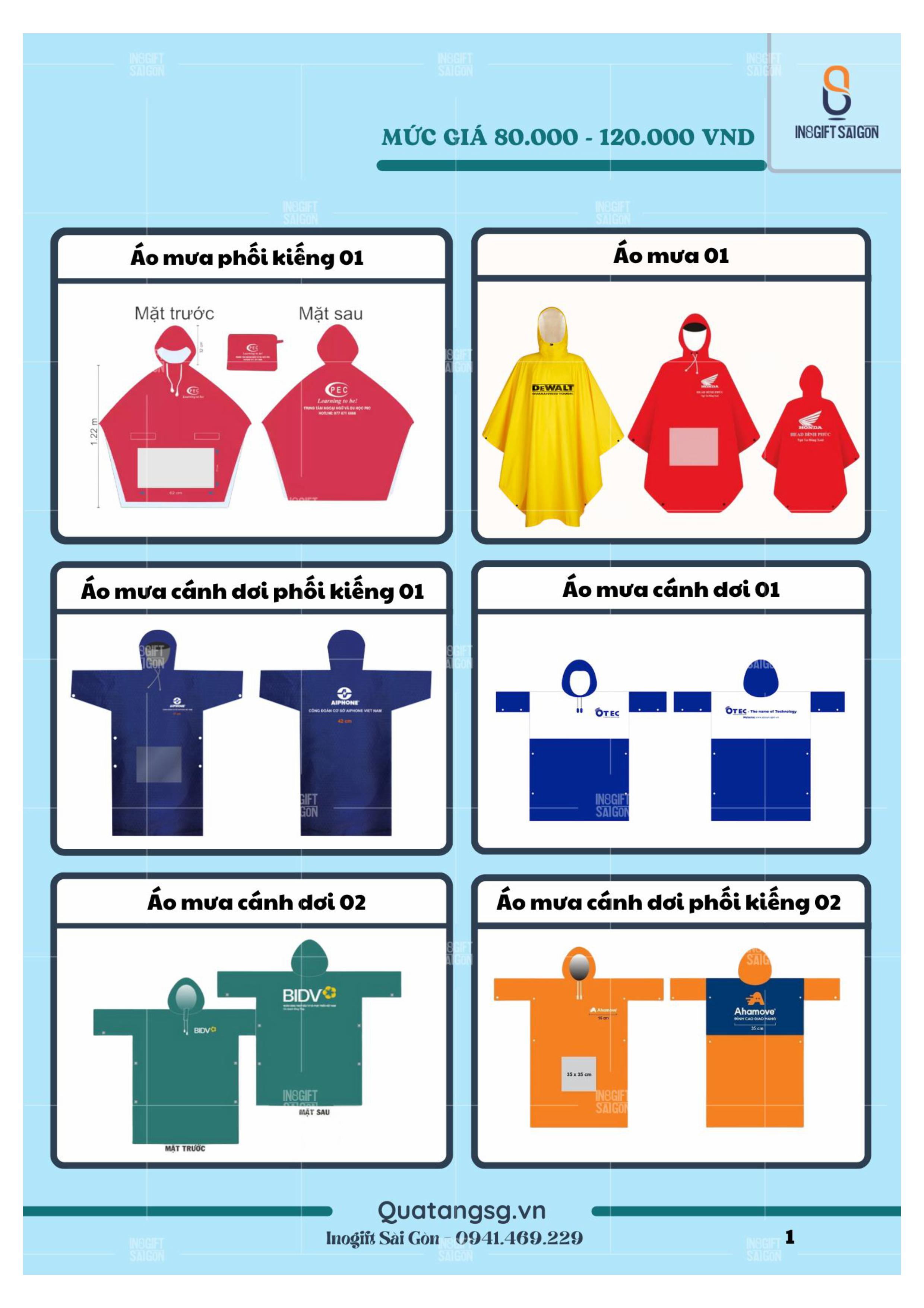 Quà tặng mùa mưa - INOGIFT Sài Gòn - Công Ty Cổ Phần Quà Tặng Sáng Tạo Sài Gòn