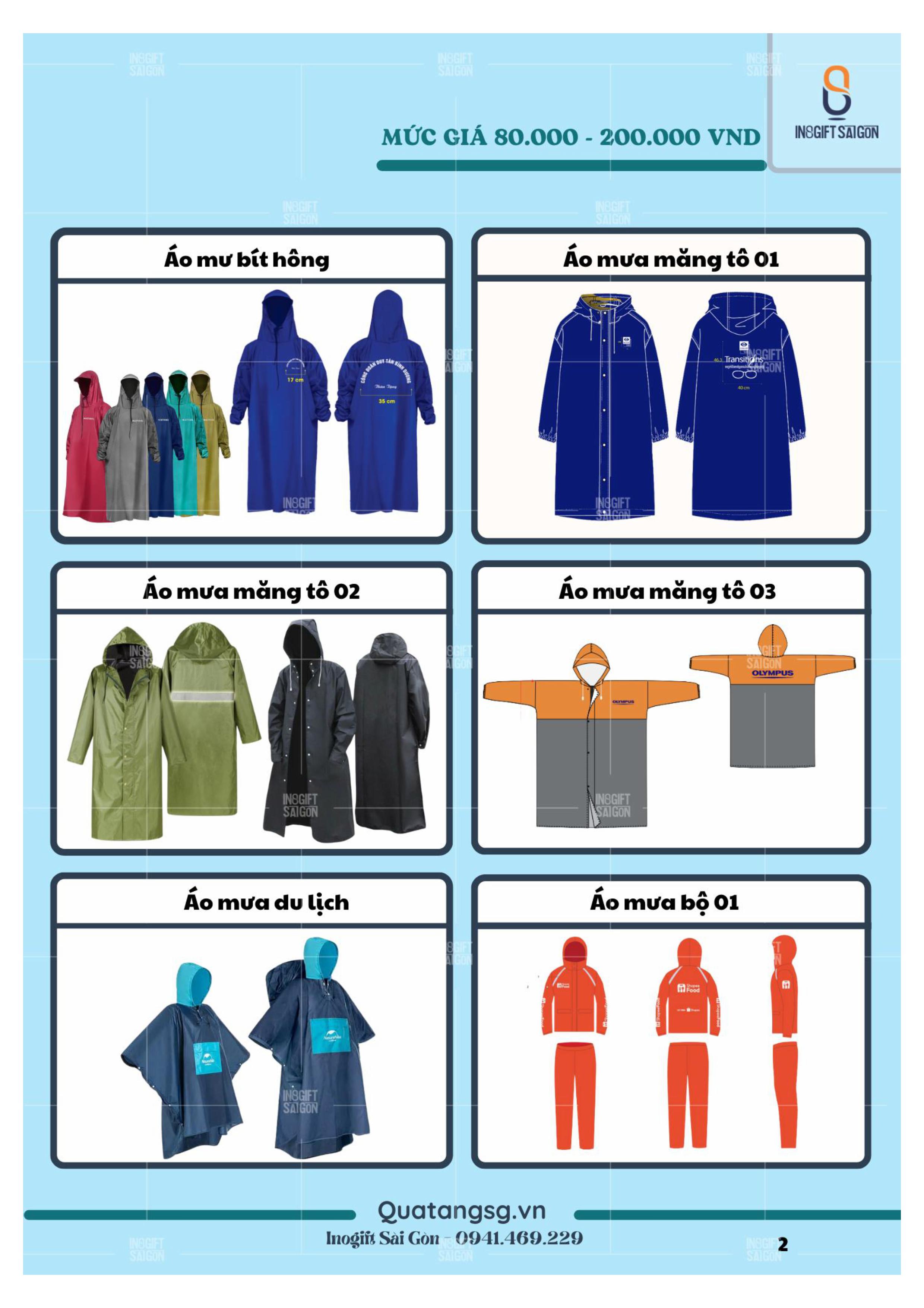 Quà tặng mùa mưa - INOGIFT Sài Gòn - Công Ty Cổ Phần Quà Tặng Sáng Tạo Sài Gòn