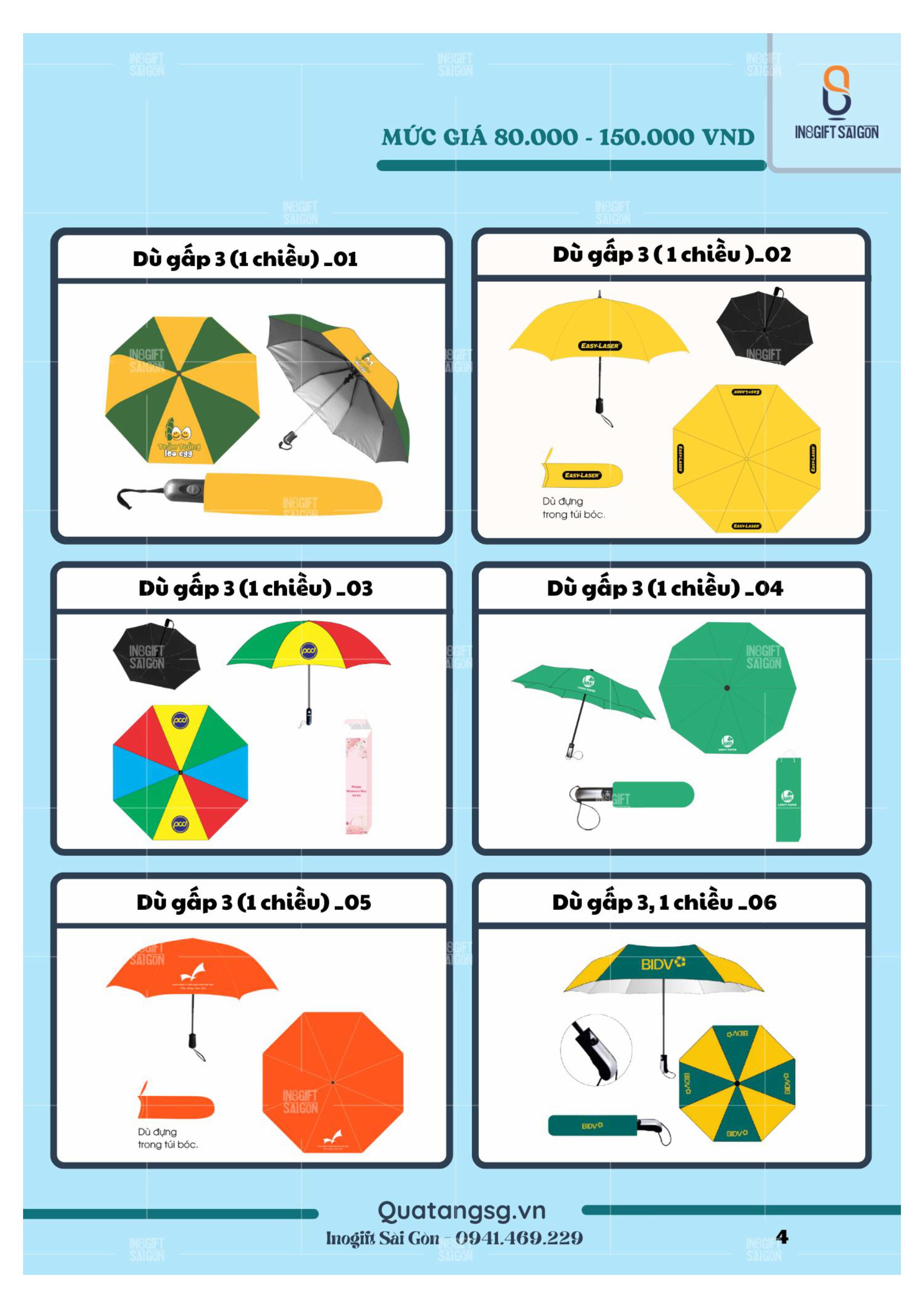 Quà tặng mùa mưa - INOGIFT Sài Gòn - Công Ty Cổ Phần Quà Tặng Sáng Tạo Sài Gòn