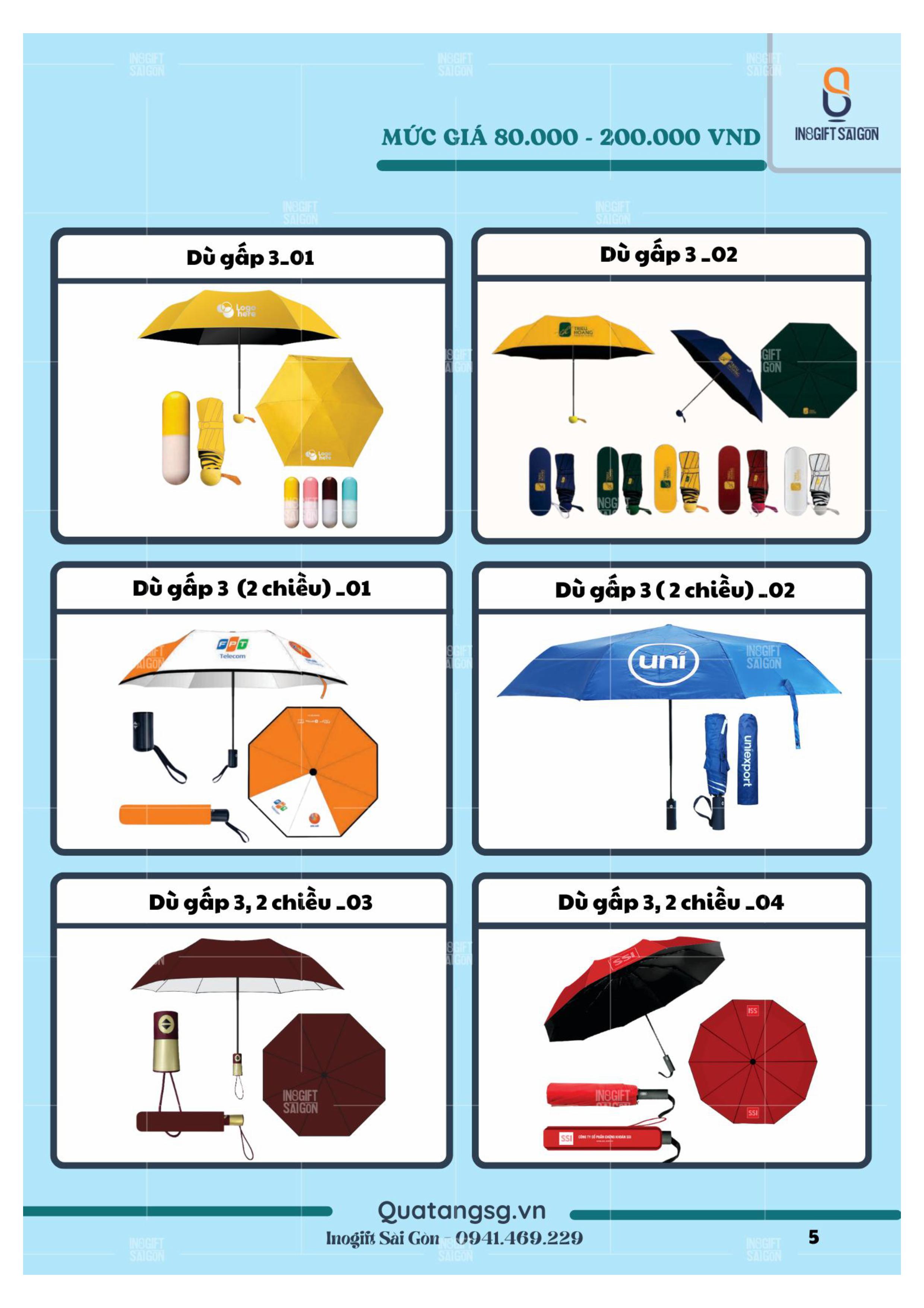 Quà tặng mùa mưa - INOGIFT Sài Gòn - Công Ty Cổ Phần Quà Tặng Sáng Tạo Sài Gòn