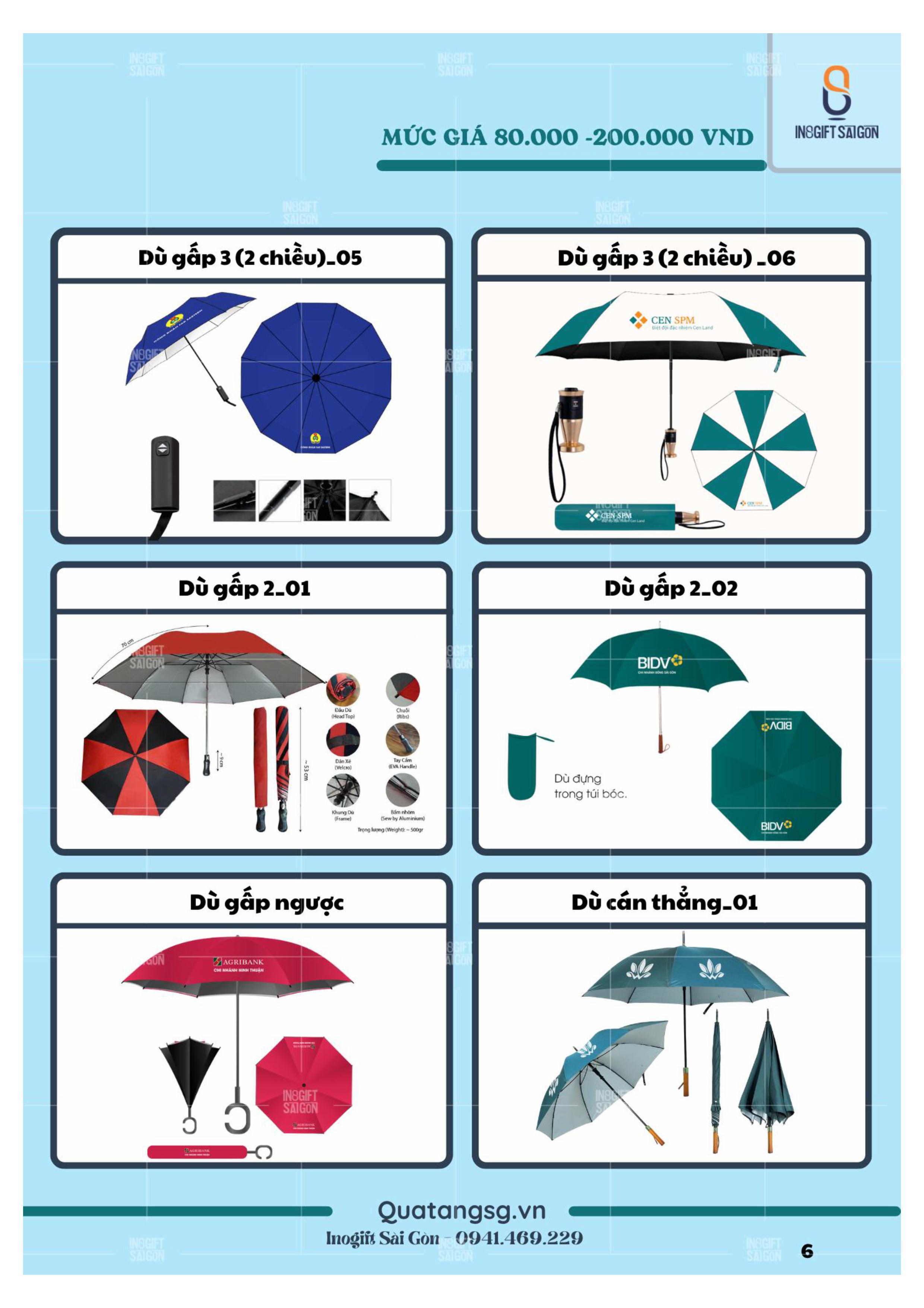 Quà tặng mùa mưa - INOGIFT Sài Gòn - Công Ty Cổ Phần Quà Tặng Sáng Tạo Sài Gòn