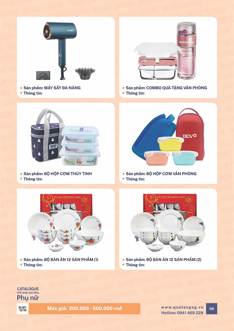 Quà tặng phụ nữ - INOGIFT Sài Gòn - Công Ty Cổ Phần Quà Tặng Sáng Tạo Sài Gòn