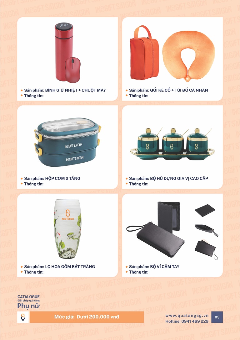 Quà tặng phụ nữ - INOGIFT Sài Gòn - Công Ty Cổ Phần Quà Tặng Sáng Tạo Sài Gòn