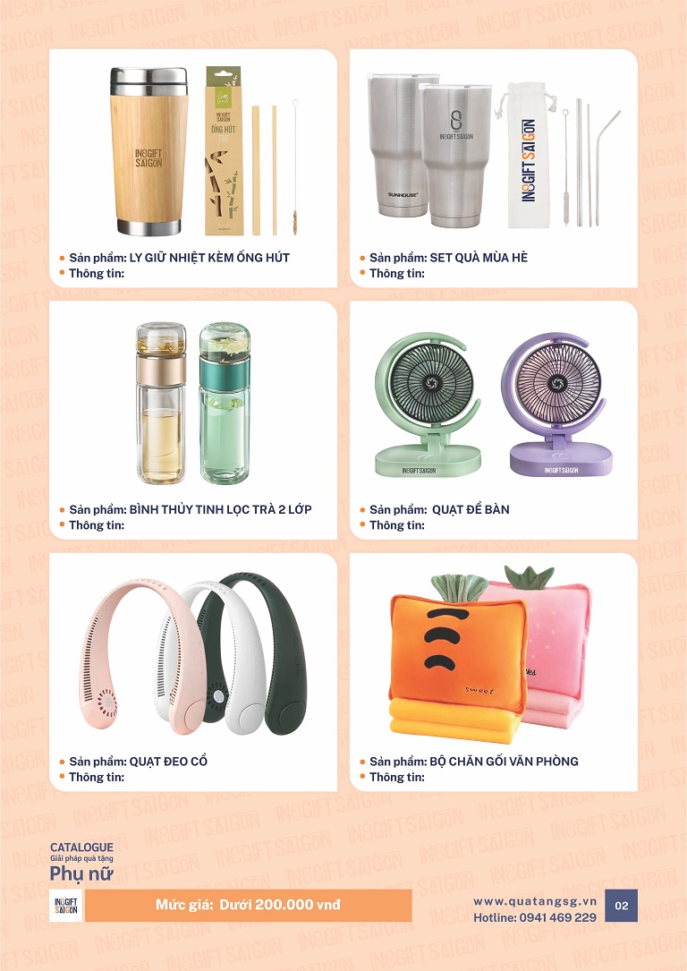 Quà tặng phụ nữ - INOGIFT Sài Gòn - Công Ty Cổ Phần Quà Tặng Sáng Tạo Sài Gòn