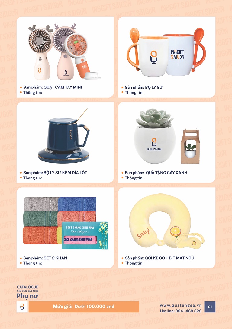 Quà tặng phụ nữ - INOGIFT Sài Gòn - Công Ty Cổ Phần Quà Tặng Sáng Tạo Sài Gòn