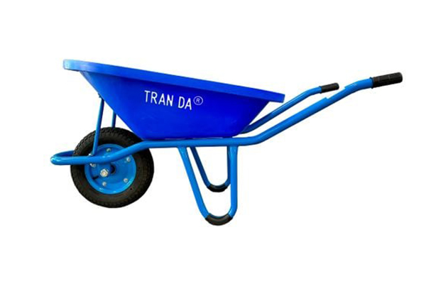 Xe rùa thùng nhựa xanh dương, sườn sơn tĩnh điện