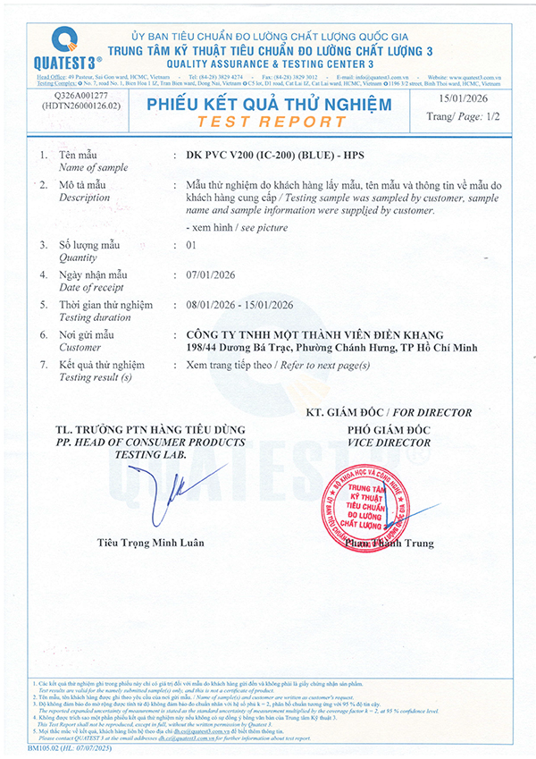 Chứng nhận kiểm định