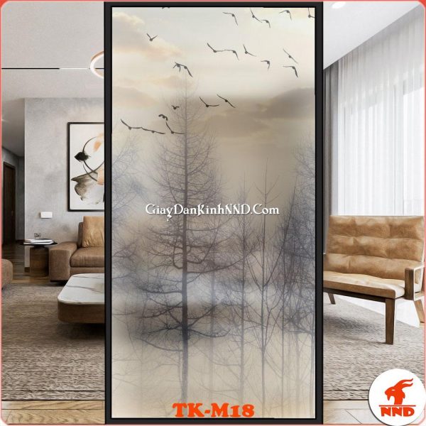 In decal dán kính 3D mã TK-M18 - Phim Cách Nhiệt NND Việt Nam - Công Ty TNHH NND Việt Nam