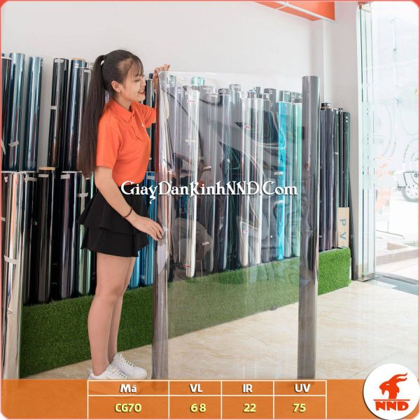 Phim cách nhiệt màu trong suốt CG70 - Phim Cách Nhiệt NND Việt Nam - Công Ty TNHH NND Việt Nam