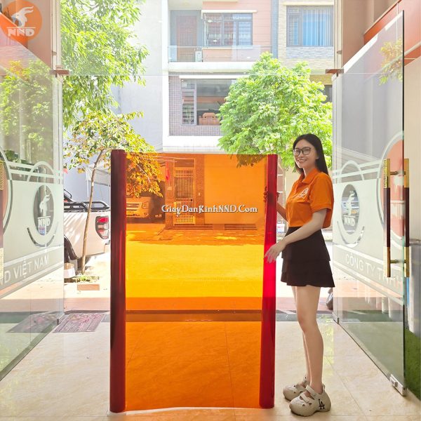 Phim dán kính màu cam mã BC-25OR - Phim Cách Nhiệt NND Việt Nam - Công Ty TNHH NND Việt Nam