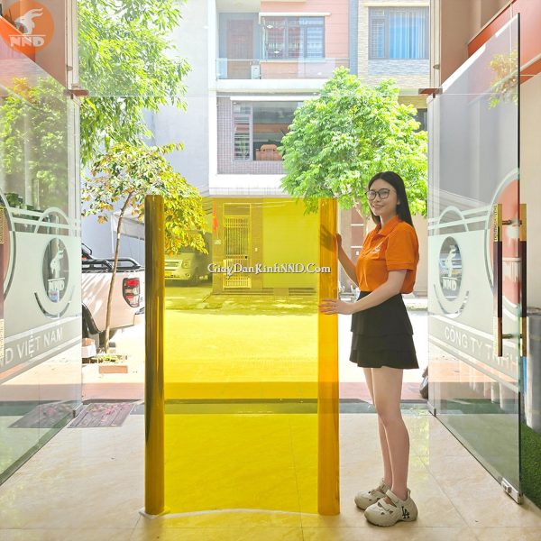 Phim dán kính màu vàng mã BC-65YC - Phim Cách Nhiệt NND Việt Nam - Công Ty TNHH NND Việt Nam