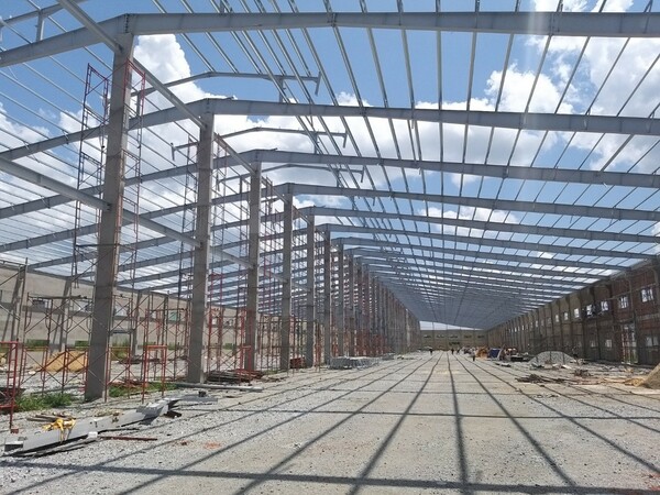 Kết cấu thép – nhà máy công ty TNHH RK Resources - Xây Dựng Bách Việt - Công Ty Cổ Phần Đầu Tư Và Xây Dựng Công Nghiệp Bách Việt