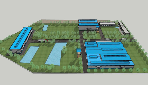 Thi công nhà máy Dioxit - Xây Dựng Bách Việt - Công Ty Cổ Phần Đầu Tư Và Xây Dựng Công Nghiệp Bách Việt