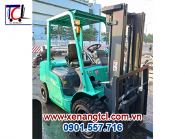 Xe nâng dấu hiệu Mitsubishi 3 tấn số tự động