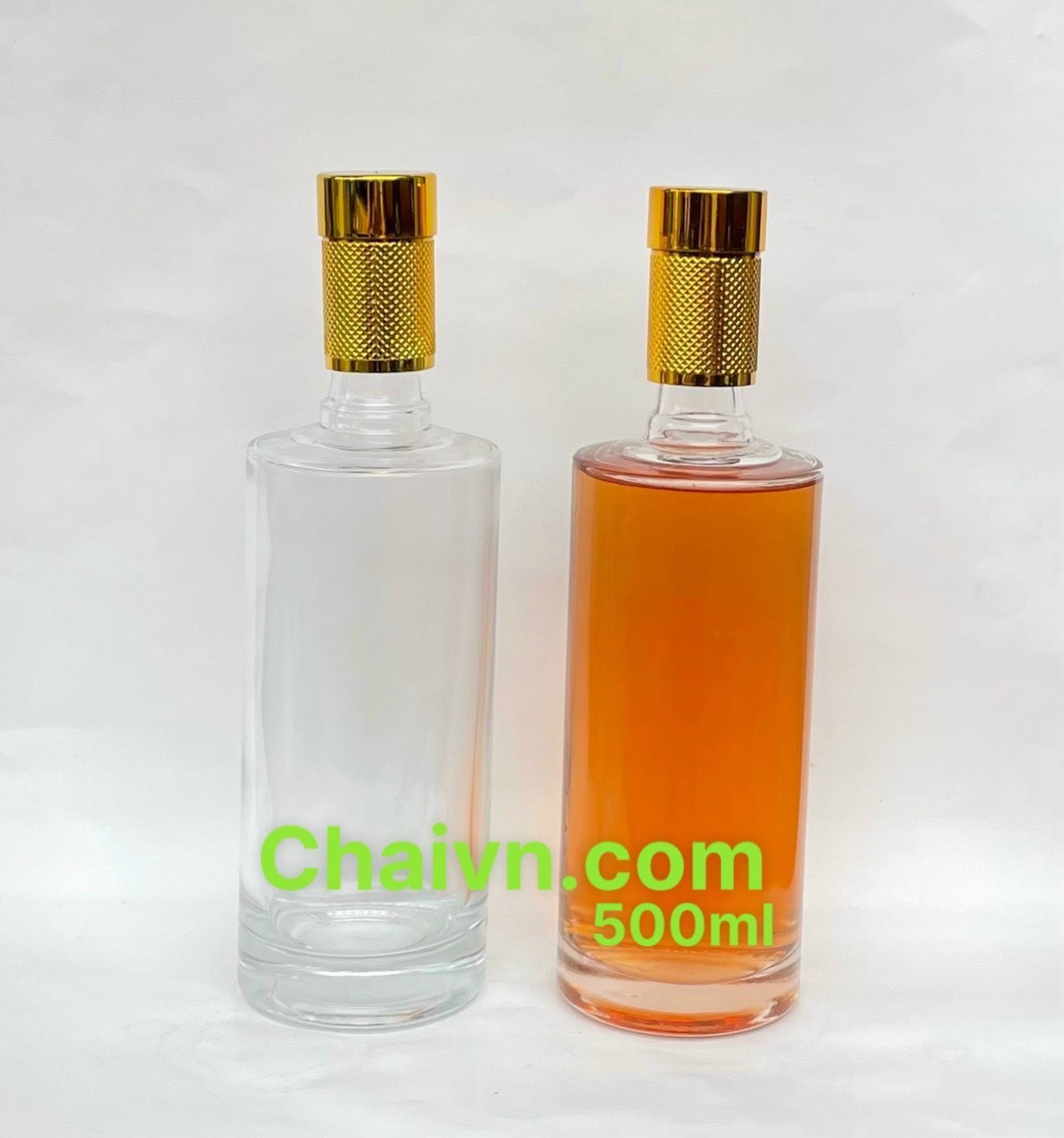 Chai thủy tinh tròn