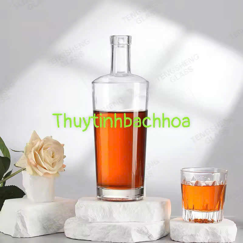 Chai tròn cao 750ml
